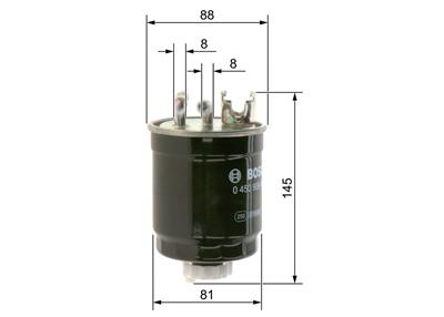 BOSCH 0 450 906 409 Číslo výrobce: N 6409. EAN: 3165143555767.