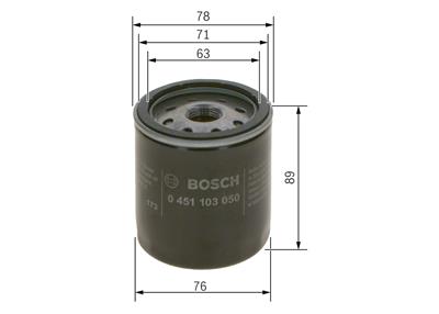 BOSCH 0 451 103 050 Číslo výrobce: P 3050. EAN: 3165141016055.