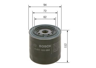 BOSCH 0 451 103 084 Číslo výrobce: P 3084. EAN: 3165141043662.