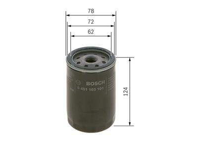 BOSCH 0 451 103 101 Číslo výrobce: P 3101. EAN: 3165141043891.