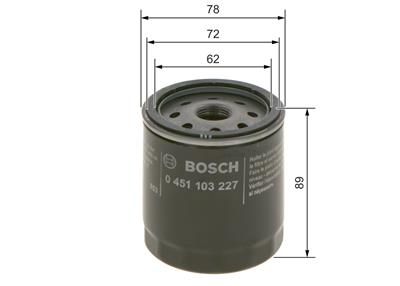 BOSCH 0 451 103 227 Číslo výrobce: P 3227. EAN: 3165141081121.
