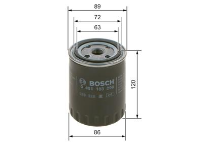 BOSCH 0 451 103 290 Číslo výrobce: P 3290. EAN: 3165141195385.
