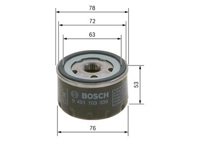 BOSCH 0 451 103 336 Číslo výrobce: P 3336. EAN: 3165143187111.