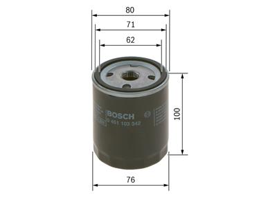 BOSCH 0 451 103 342 Číslo výrobce: P 3342. EAN: 3165143199961.