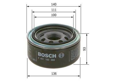 BOSCH 0 451 103 368 Číslo výrobce: P 3368. EAN: 4047023054623.