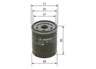 BOSCH 0 451 103 372 Číslo výrobce: P 3372. EAN: 4047023055934.