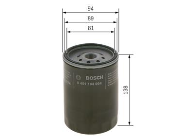 BOSCH 0 451 104 064 Číslo výrobce: P 4064. EAN: 3165141046489.