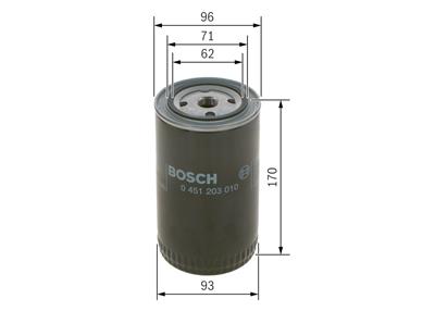 BOSCH 0 451 203 010 Číslo výrobce: P 3010. EAN: 3165141144574.