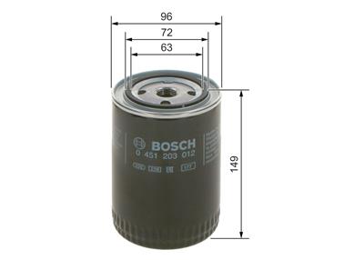 BOSCH 0 451 203 012 Číslo výrobce: P 3012. EAN: 3165141015980.