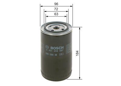 BOSCH 0 451 203 087 Číslo výrobce: P 3087. EAN: 3165141043723.