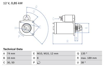 BOSCH 0 986 014 991 Číslo výrobce: 1499. EAN: 3165141976274.