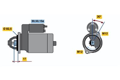 BOSCH 0 986 016 330 Číslo výrobce: 1633. EAN: 3165141148503.