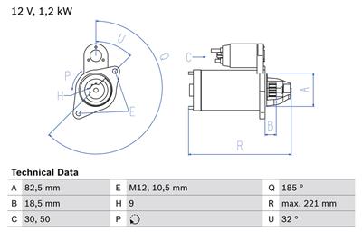 BOSCH 0 986 017 920 Číslo výrobce: 1792. EAN: 3165141229806.