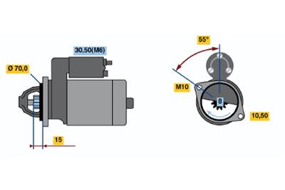 BOSCH 0 986 018 630 Číslo výrobce: 1863. EAN: 3165143175873.