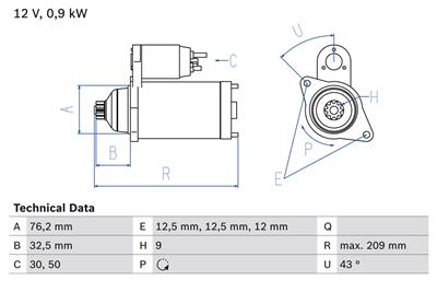 BOSCH 0 986 019 890 Číslo výrobce: 1989. EAN: 3165143471791.