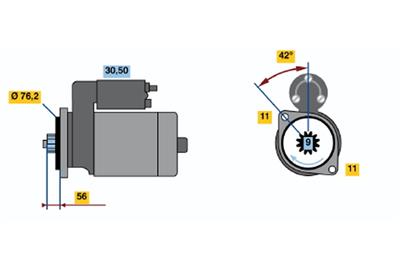 BOSCH 0 986 022 470 Číslo výrobce: 2247. EAN: 4047024275584.