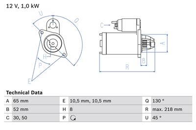 BOSCH 0 986 024 700 Číslo výrobce: 2470. EAN: 4047025130950.
