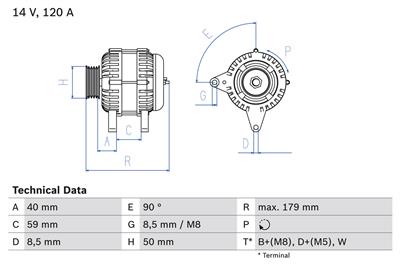 BOSCH 0 986 038 950 Číslo výrobce: 3895. EAN: 3165141068238.