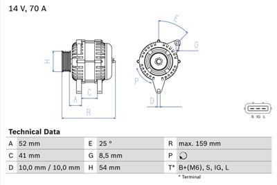 BOSCH 0 986 040 471 Číslo výrobce: 4047. EAN: 3165143217184.