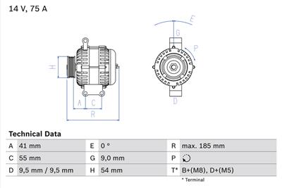 BOSCH 0 986 048 781 Číslo výrobce: 4878. EAN: 4047024414815.