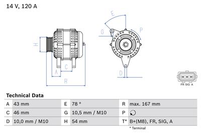 BOSCH 0 986 049 171 Číslo výrobce: 4917. EAN: 4047024415034.