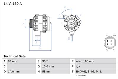 BOSCH 0 986 049 221 Číslo výrobce: 4922. EAN: 4047024415065.