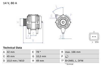 BOSCH 0 986 049 560 Číslo výrobce: 4956. EAN: 4047024613867.