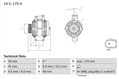BOSCH 0 986 082 480 Číslo výrobce: 8248. EAN: 4047025573986.