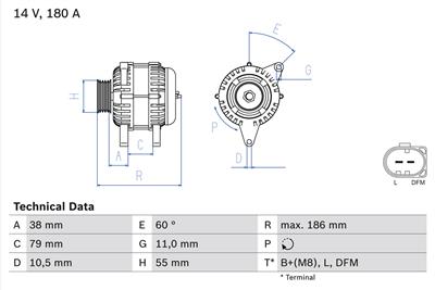 BOSCH 0 986 084 140 Číslo výrobce: 8414. EAN: 4047026322651.
