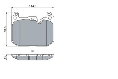 BOSCH 0 986 424 331 Číslo výrobce: BP2330. EAN: 4047026405354.
