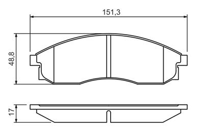 BOSCH 0 986 424 340 Číslo výrobce: BP161. EAN: 3165141122411.