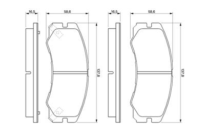 BOSCH 0 986 424 366 Číslo výrobce: BP177. EAN: 3165143661475.