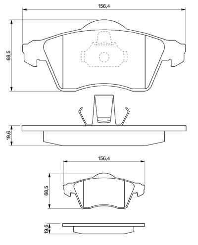 BOSCH 0 986 494 008 Číslo výrobce: BP197. EAN: 4047024043978.