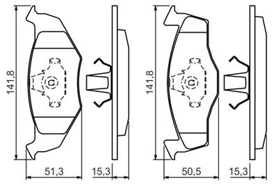 BOSCH 0 986 424 449 Číslo výrobce: BP218. EAN: 3165143099278.