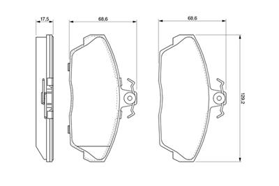 BOSCH 0 986 424 566 Číslo výrobce: BP313. EAN: 3165143723234.