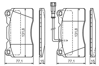 BOSCH 0 986 424 577 Číslo výrobce: BP323. EAN: 3165143776780.