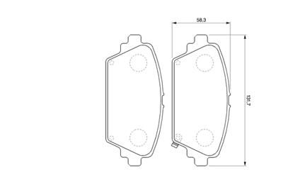 BOSCH 0 986 424 663 Číslo výrobce: BP379. EAN: 3165143777053.