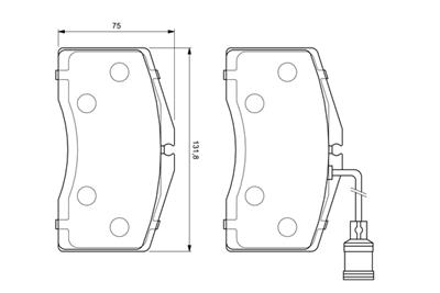 BOSCH 0 986 424 664 Číslo výrobce: BP380. EAN: 3165143777077.