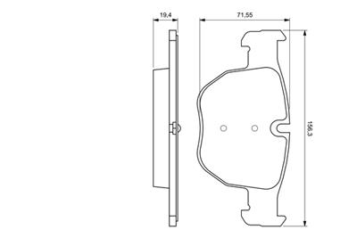 BOSCH 0 986 424 687 Číslo výrobce: BP401. EAN: 3165143660720.