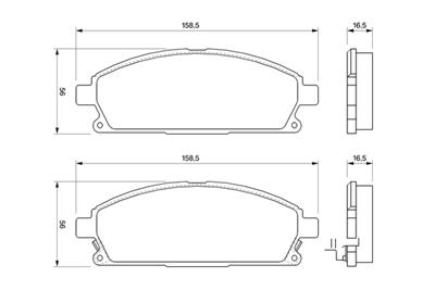 BOSCH 0 986 424 715 Číslo výrobce: BP427. EAN: 3165143662069.