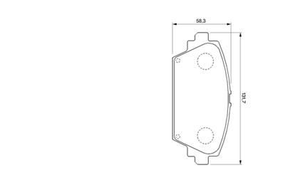BOSCH 0 986 424 791 Číslo výrobce: BP932. EAN: 3165143955024.