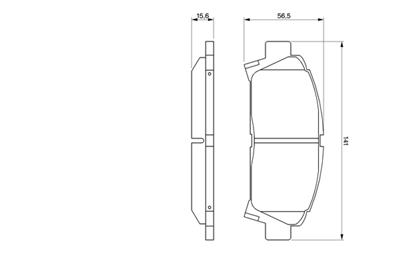 BOSCH 0 986 424 799 Číslo výrobce: BP940. EAN: 3165143955109.