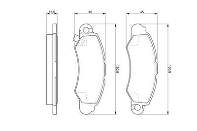 BOSCH 0 986 424 804 Číslo výrobce: BP943. EAN: 3165144125969.