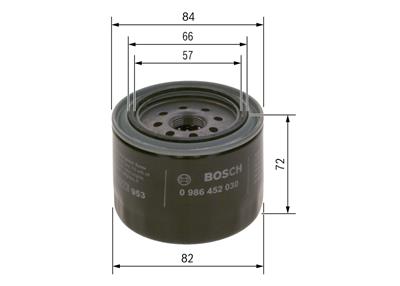 BOSCH 0 986 452 019 Číslo výrobce: P 2019. EAN: 3165141025750.