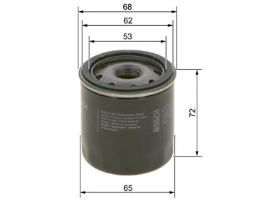 BOSCH 0 986 452 028 Číslo výrobce: P 2028. EAN: 3165141046687.