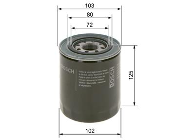 BOSCH 0 986 452 062 Číslo výrobce: P 2062. EAN: 3165141216325.