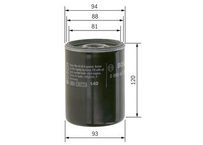 BOSCH 0 986 452 064 Číslo výrobce: P 2064. EAN: 3165143140925.