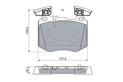 BOSCH 0 986 460 102 Číslo výrobce: BP2802. EAN: 4047026788327.