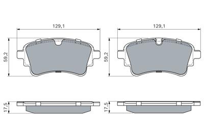 BOSCH 0 986 460 186 Číslo výrobce: BP2884.