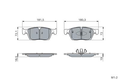 BOSCH 0 986 460 289 Číslo výrobce: BP2987.